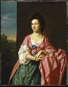 John Singleton Copley Mrs Sylvester Gardiner nee Abigail Pickman formerly Mrs William Eppes china oil painting artist